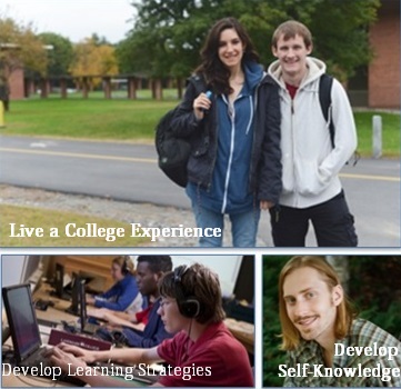 students living and learning on campus