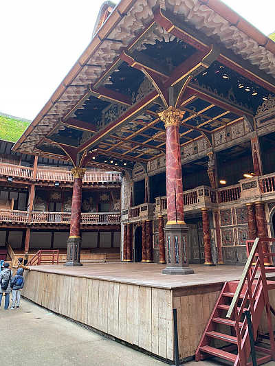 The Globe Theater stage