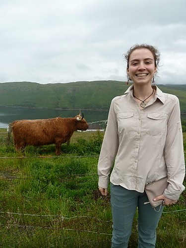 Landmark College Study Abroad student in the Isle of Skye, Scotland