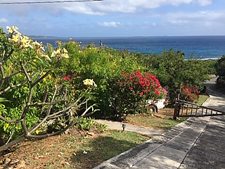 The view east toward Charlotte Amalie and beyond