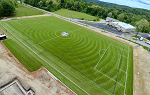 Aerial view of Charles Drake Field
