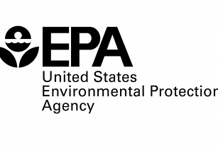 EPA Logo, which is are the letters EPA stacked above the words United States Environmental Protection Agency in all black letters.