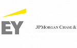 Logos for JPMorgan Chase and EY