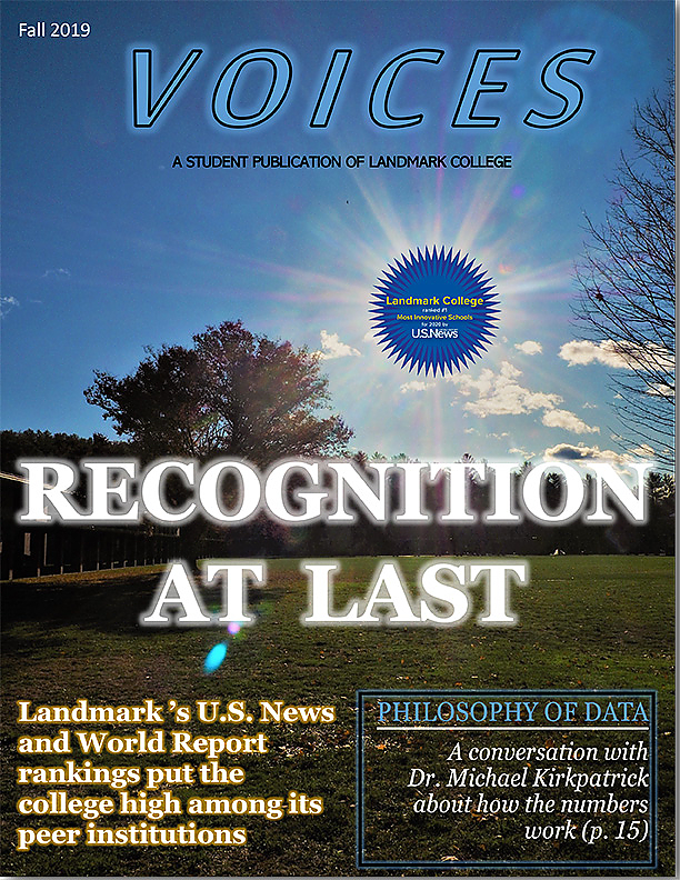 Cover of Voices magazine for Fall 2019, Issue 1