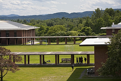 view from dining hall