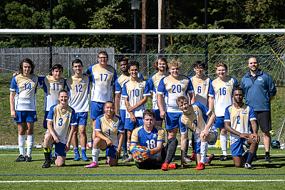 Landmark College soccer team photo